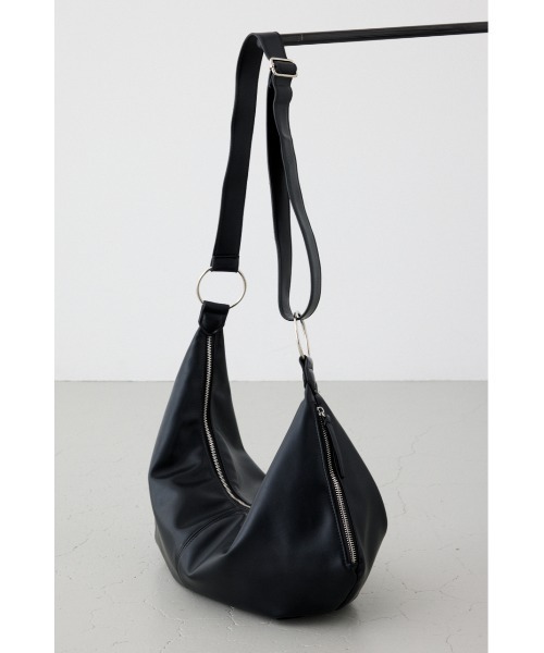 AZUL by moussy(アズールバイマウジー)の「合皮ショルダーBAG(ショルダーバッグ・メンズ・ブラック/グレー・FREE)」の8枚目の写真