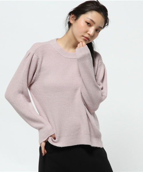 Kastane(カスタネ)の「モチモチ畦プルオーバー(ニット/セーター・レディース・キャメル/ピンク/カーキ/サックスブルー・FREE)」の12枚目の写真