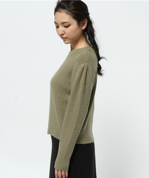 Kastane(カスタネ)の「モチモチ畦プルオーバー(ニット/セーター・レディース・キャメル/ピンク/カーキ/サックスブルー・FREE)」の6枚目の写真