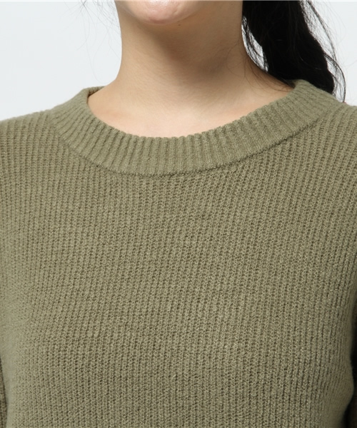 Kastane(カスタネ)の「モチモチ畦プルオーバー(ニット/セーター・レディース・キャメル/ピンク/カーキ/サックスブルー・FREE)」の8枚目の写真