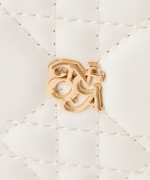 one after another NICE CLAUP（ワンアフターアナザーナイスクラップ）の「キルティングギャザーハンドルトートバッグ（トートバッグ・レディース・ピンク/ブラック/アイボリー/サックスブルー・FREE）」の11枚目の写真