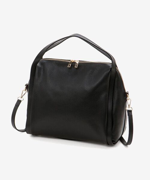 le.coeur blanc（ルクールブラン）の「MILLELA FIRENZE 2WAYボストンバック（ボストンバッグ・レディース・モカ/ブラック・FREE）」の2枚目の写真