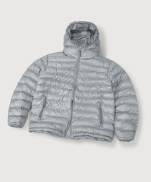 MOOD INSIDE（ムードインサイド）の「ミニマル軽量フード付きダウンジャケット_グレー（ダウンジャケット/コート）」