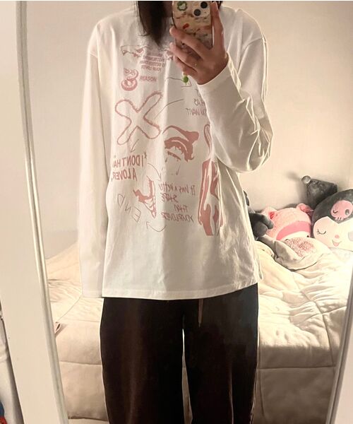 DEFYCLUBROBBERS(ディファイクラブロバース)の「3 Reason Long Sleeves (Indi Pink)(Tシャツ/カットソー・レディース・その他・M/L)」の3枚目の写真