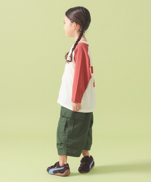 こども ビームス（コドモビームス）の「【別注】DISCUS ATHLETIC / 長袖 ラグラン スリーブ Tシャツ 2026SS（100～150cm）（Tシャツ/カットソー・キッズ・オレンジ/ライトブルー・L(140-150㎝)/M(120-130㎝)/S(100-110㎝)）」の13枚目の写真