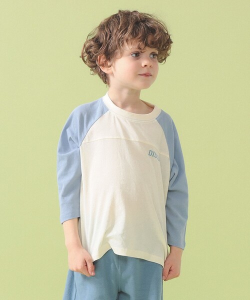 こども ビームス（コドモビームス）の「【別注】DISCUS ATHLETIC / 長袖 ラグラン スリーブ Tシャツ 2026SS（100～150cm）（Tシャツ/カットソー・キッズ・オレンジ/ライトブルー・L(140-150㎝)/M(120-130㎝)/S(100-110㎝)）」の14枚目の写真