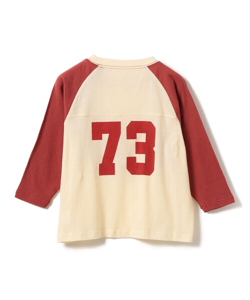 こども ビームス（コドモビームス）の「【別注】DISCUS ATHLETIC / 長袖 ラグラン スリーブ Tシャツ 2026SS（100～150cm）（Tシャツ/カットソー・キッズ・オレンジ/ライトブルー・L(140-150㎝)/M(120-130㎝)/S(100-110㎝)）」の5枚目の写真