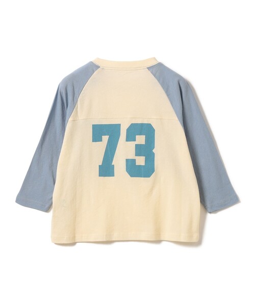 こども ビームス（コドモビームス）の「【別注】DISCUS ATHLETIC / 長袖 ラグラン スリーブ Tシャツ 2026SS（100～150cm）（Tシャツ/カットソー・キッズ・オレンジ/ライトブルー・L(140-150㎝)/M(120-130㎝)/S(100-110㎝)）」の7枚目の写真