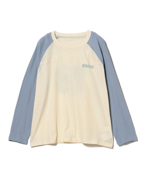 こども ビームス（コドモビームス）の「【別注】DISCUS ATHLETIC / 長袖 ラグラン スリーブ Tシャツ 2026SS（100～150cm）（Tシャツ/カットソー・キッズ・オレンジ/ライトブルー・L(140-150㎝)/M(120-130㎝)/S(100-110㎝)）」の19枚目の写真