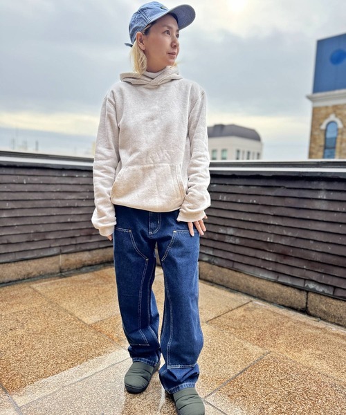 GREEN BOWL（グリーンボウル）の「グリーンボウル【GREEN BOWL】Double Knee Pants（デニムパンツ・メンズ・インディゴブルー・30inch）」の2枚目の写真