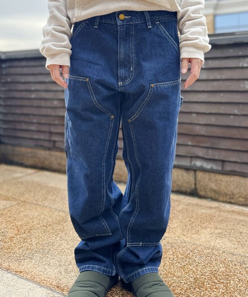 GREEN BOWL（グリーンボウル）の「グリーンボウル【GREEN BOWL】Double Knee Pants（デニムパンツ・メンズ・インディゴブルー・30inch）」の4枚目の写真