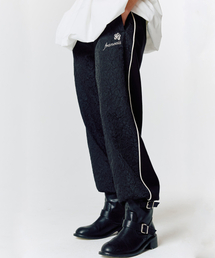 L15 JAQUARD TRACK PANTS(BLACK)