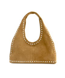 ASURA（アスラ）の「REAL SUEDE BOHO STUD BAG (BROWN)（ショルダーバッグ）」