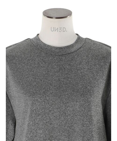 UN3D.（アンスリード）の「ASYMMETRY RUFFLE JERSEY OP / アシンメトリーラッフルジャージーワンピース（ワンピース・レディース・ブラック/グレー・38/36）」の16枚目の写真