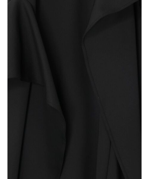 UN3D.（アンスリード）の「ASYMMETRY RUFFLE JERSEY OP / アシンメトリーラッフルジャージーワンピース（ワンピース・レディース・ブラック/グレー・38/36）」の20枚目の写真