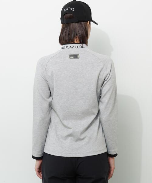 PING(ピン)の「【PING APPAREL】冷感ポンチハイネックシャツ <GOLD> (LADIES)(Tシャツ/カットソー・レディース・グレー/ネイビー/ホワイト・S/LL/L/M)」の7枚目の写真