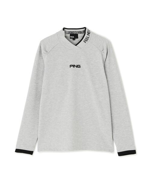 PING(ピン)の「【PING APPAREL】冷感ポンチハイネックシャツ <GOLD> (LADIES)(Tシャツ/カットソー・レディース・グレー/ネイビー/ホワイト・S/LL/L/M)」の8枚目の写真