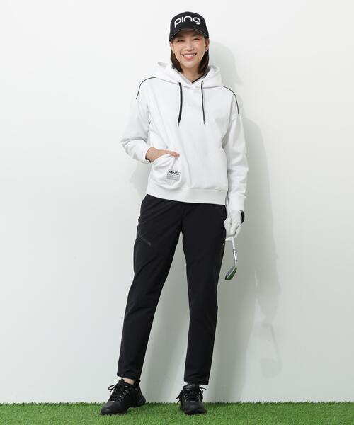 PING(ピン)の「【PING APPAREL】冷感ポンチハイネックシャツ <GOLD> (LADIES)(Tシャツ/カットソー・レディース・グレー/ネイビー/ホワイト・S/LL/L/M)」の12枚目の写真
