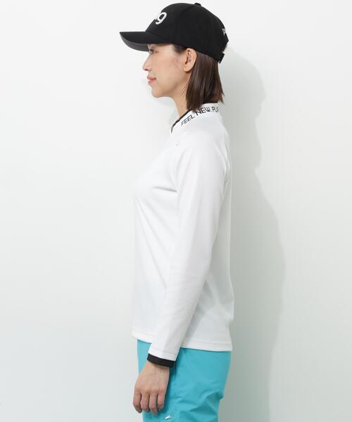 PING(ピン)の「【PING APPAREL】冷感ポンチハイネックシャツ <GOLD> (LADIES)(Tシャツ/カットソー・レディース・グレー/ネイビー/ホワイト・S/LL/L/M)」の15枚目の写真