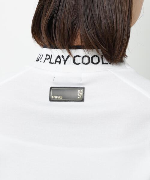 PING(ピン)の「【PING APPAREL】冷感ポンチハイネックシャツ <GOLD> (LADIES)(Tシャツ/カットソー・レディース・グレー/ネイビー/ホワイト・S/LL/L/M)」の17枚目の写真