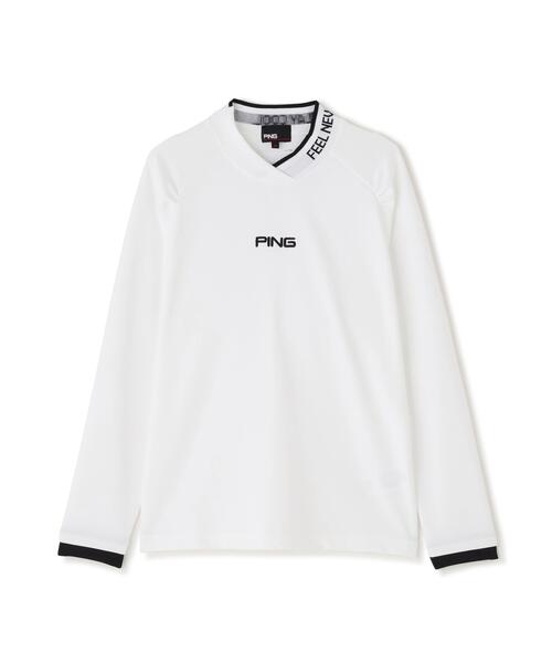 PING(ピン)の「【PING APPAREL】冷感ポンチハイネックシャツ <GOLD> (LADIES)(Tシャツ/カットソー・レディース・グレー/ネイビー/ホワイト・S/LL/L/M)」の22枚目の写真