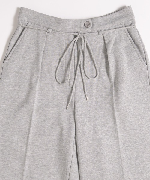 MUHET（ミュエータ）の「sweat slacks pants / スウェットスラックスパンツ（スウェットパンツ・レディース・ネイビー/杢グレー・LARGE/MEDIUM/SMALL）」の9枚目の写真