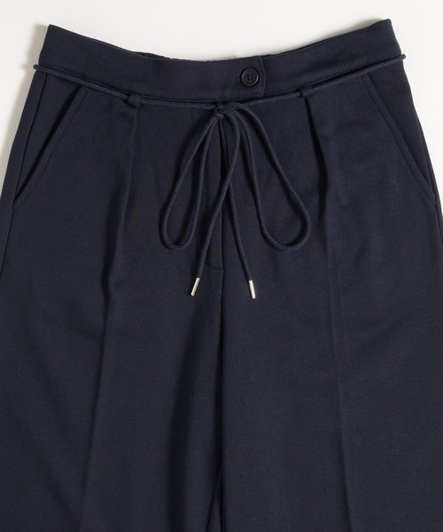MUHET（ミュエータ）の「sweat slacks pants / スウェットスラックスパンツ（スウェットパンツ・レディース・ネイビー/杢グレー・LARGE/MEDIUM/SMALL）」の3枚目の写真