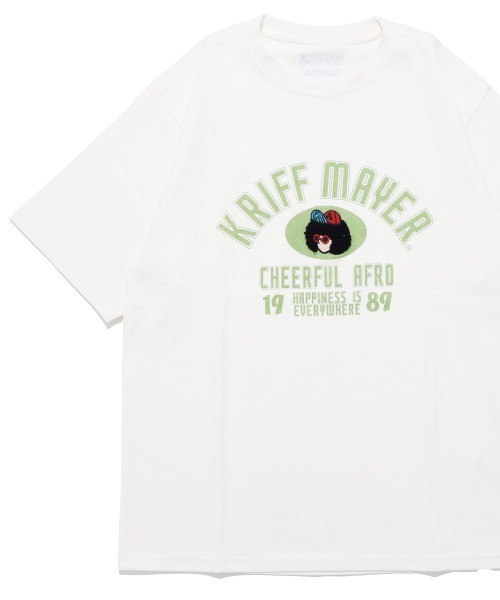 KRIFF MAYER(クリフメイヤー)の「【接触冷感・汗染み防止・防汚・吸水速乾】ウェットプロテクトTシャツ(アフロカレッジ)(Tシャツ/カットソー・メンズ・ブラック/グレー/オフホワイト/ブラウン・MEDIUM/X-LARGE/LARGE)」の3枚目の写真