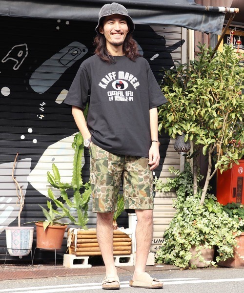 KRIFF MAYER(クリフメイヤー)の「【接触冷感・汗染み防止・防汚・吸水速乾】ウェットプロテクトTシャツ(アフロカレッジ)(Tシャツ/カットソー・メンズ・ブラック/グレー/オフホワイト/ブラウン・MEDIUM/X-LARGE/LARGE)」の9枚目の写真