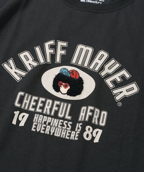 KRIFF MAYER(クリフメイヤー)の「【接触冷感・汗染み防止・防汚・吸水速乾】ウェットプロテクトTシャツ(アフロカレッジ)(Tシャツ/カットソー・メンズ・ブラック/グレー/オフホワイト/ブラウン・MEDIUM/X-LARGE/LARGE)」の10枚目の写真