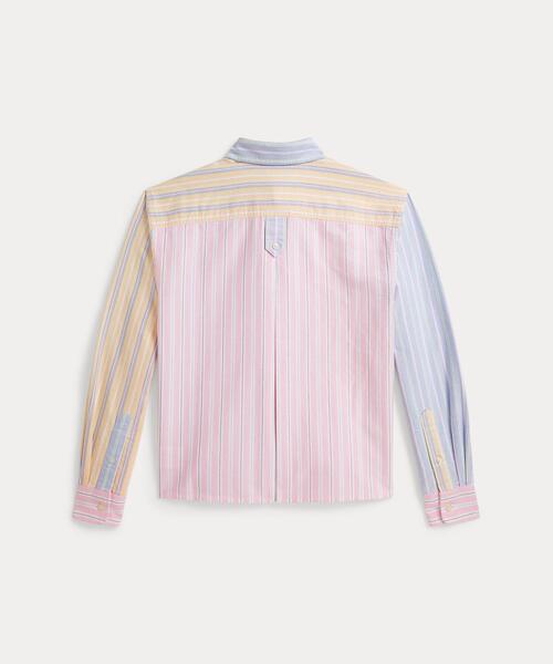 POLO RALPH LAUREN CHILDRENSWEAR(ポロ ラルフ ローレン チルドレンズウェア)の「ストライプド コットン オックスフォード ボクシー ファン シャツ(シャツ/ブラウス・キッズ・マルチ・10/14/16/7)」の3枚目の写真