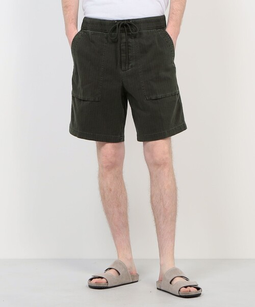 JAMES PERSE(ジェームスパース)の「ヘリンボーンツイルユーティリティショートパンツ MHBS4302(その他パンツ・メンズ・グリーン/ベージュ・1/2/0/3)」の3枚目の写真