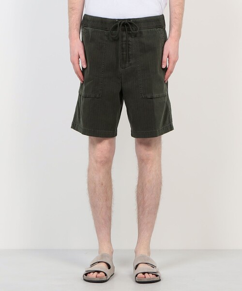 JAMES PERSE(ジェームスパース)の「ヘリンボーンツイルユーティリティショートパンツ MHBS4302(その他パンツ・メンズ・グリーン/ベージュ・1/2/0/3)」の4枚目の写真