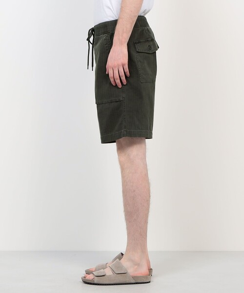 JAMES PERSE(ジェームスパース)の「ヘリンボーンツイルユーティリティショートパンツ MHBS4302(その他パンツ・メンズ・グリーン/ベージュ・1/2/0/3)」の5枚目の写真