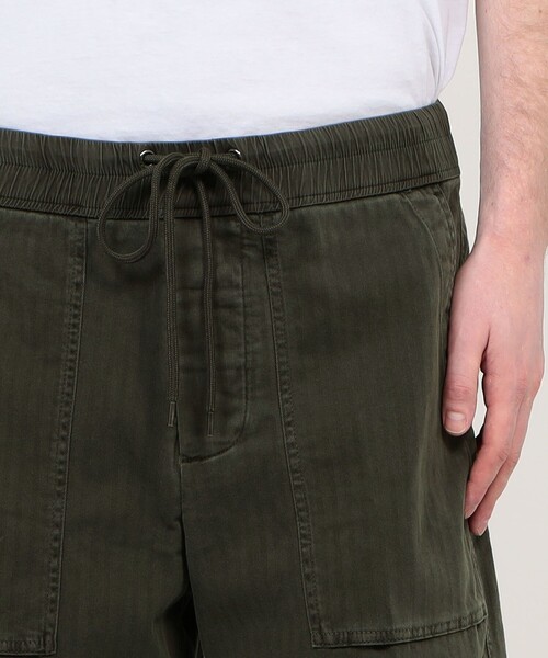 JAMES PERSE(ジェームスパース)の「ヘリンボーンツイルユーティリティショートパンツ MHBS4302(その他パンツ・メンズ・グリーン/ベージュ・1/2/0/3)」の7枚目の写真