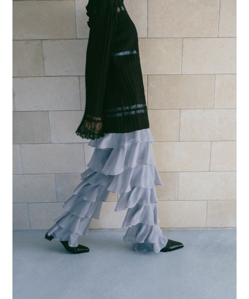 sahara（サハラ）の「Sheer Hoodie Cardigan/シアーフーディーカーディガン（カーディガン/ボレロ・レディース・ブラック/ブルー/ホワイト/ブラウン・FREE）」の13枚目の写真