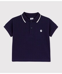 PETIT BATEAU（プチバトー）の「鹿の子編み半袖ポロシャツ（ポロシャツ）」