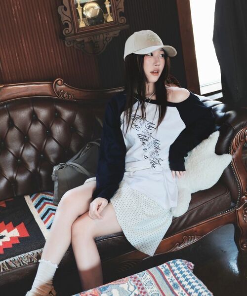 HAVISM(ヘビズム)の「LVER BOAT NECK RAGLAN L/S TEE(WHITE)(Tシャツ/カットソー・レディース・その他・ONE SIZE)」の10枚目の写真