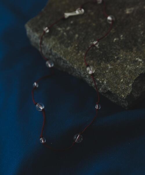 SMELLY（スメリー）の「SMELLY so’　crystal necklace（ネックレス・レディース・クリア・-）」の4枚目の写真