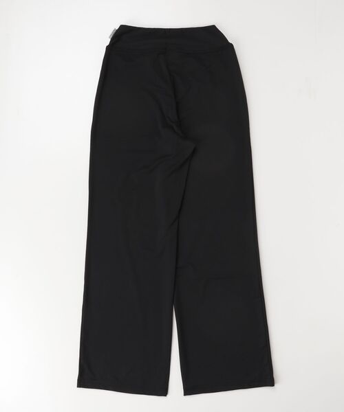 Julier Yoga and Relax(ジュリエヨガアンドリラックス)の「Julier エコシーベア天フレアレギンス(レギンス/スパッツ・レディース・パープル/ブラック・1/0)」の21枚目の写真