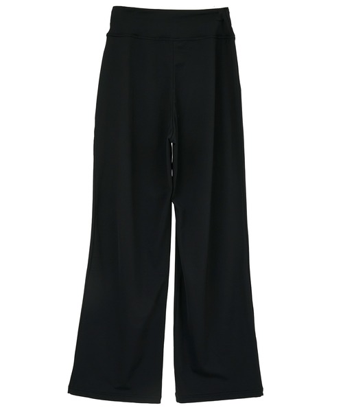 Julier Yoga and Relax(ジュリエヨガアンドリラックス)の「Julier エコシーベア天フレアレギンス(レギンス/スパッツ・レディース・パープル/ブラック・1/0)」の15枚目の写真