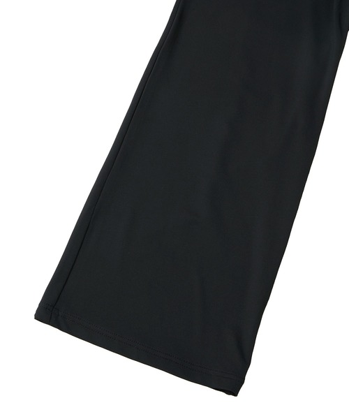 Julier Yoga and Relax(ジュリエヨガアンドリラックス)の「Julier エコシーベア天フレアレギンス(レギンス/スパッツ・レディース・パープル/ブラック・1/0)」の19枚目の写真