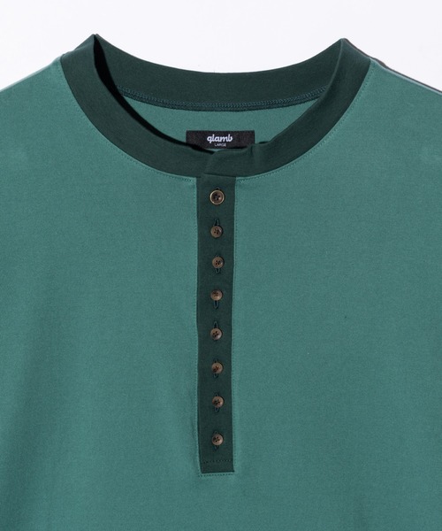glamb(グラム)の「Augusta Cutsew / オーガスタカットソー(Tシャツ/カットソー・メンズ・ホワイト/グリーン/ブラック・S/M/L)」の16枚目の写真