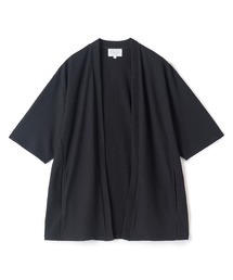 【WEB限定】シア―5分袖ボタンレスカーディガン<ストレッチ・ハンドウォッシャブル・接触冷感・通気性>