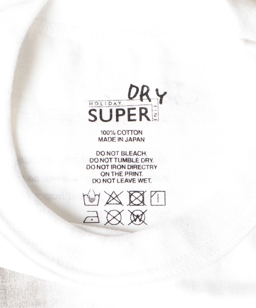 HOLIDAY(ホリデイ)の「SUPER FINE DRY L/S T-SHIRT (Joe Szabo) スーパーファインドライロングスリーブTシャツ (ジョセフスザボ)(Tシャツ/カットソー・レディース・ホワイト・XL)」の8枚目の写真