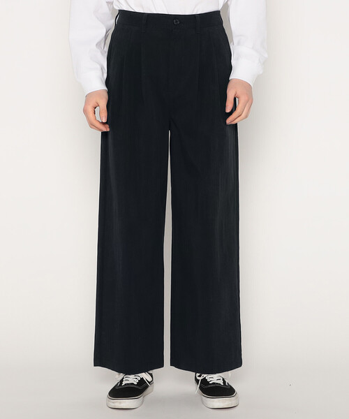 Men's C/N Twill Double Pleated Easy Pants（チノパンツ）｜DANTON