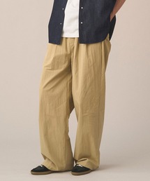 DANTON | Men’s C/N Twill Double Pleated Easy Pants(チノパンツ)