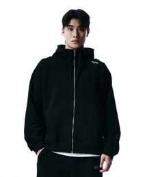 UNITY HOODIE ZIP-UP-[BLACK]