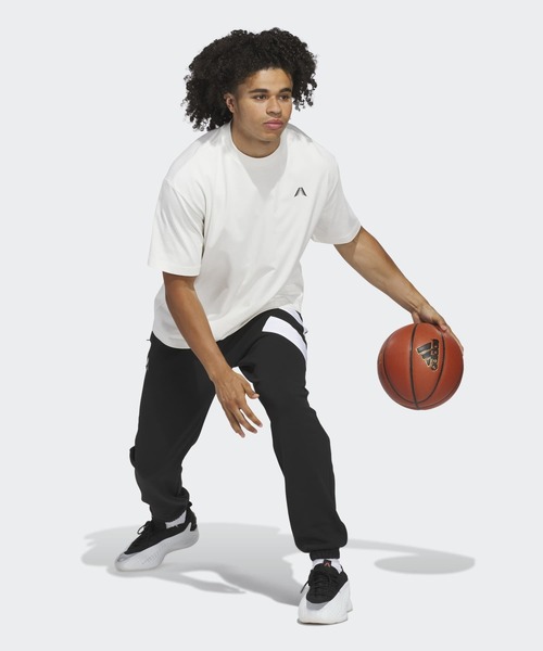 adidas（アディダス）の「アンソニー・エドワーズ 半袖Tシャツ / アディダス adidas（Tシャツ/カットソー・メンズ・ホワイト・XX-LARGE/MEDIUM/X-LARGE/X-SMALL/LARGE/SMALL）」の2枚目の写真