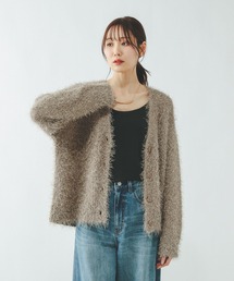 GLOBAL WORK | シャギーカーディガン/638405(カーディガン/ボレロ)